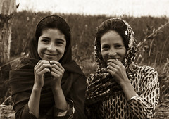 Two Afghan girls