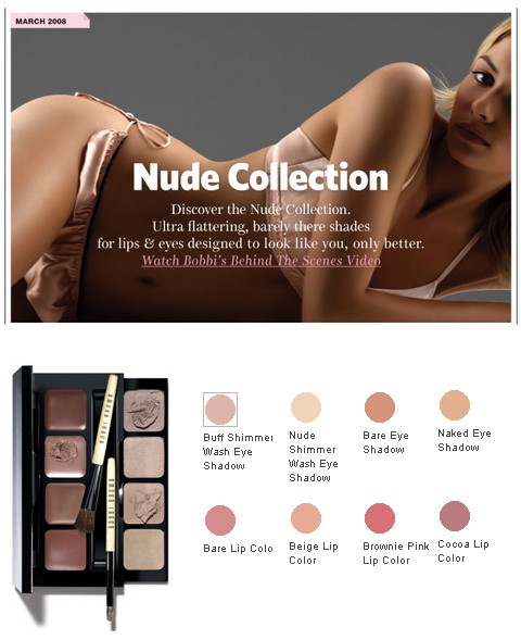 Bobbi Brown Nude collection