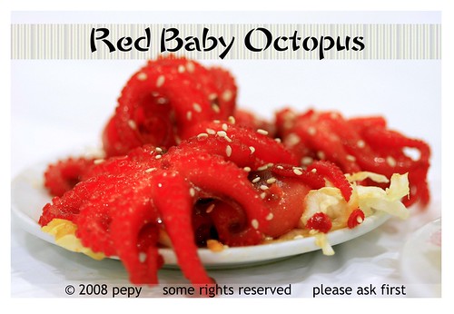 Red Baby Octopus