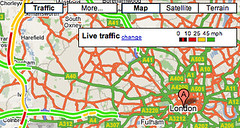 Google Maps Traffic in UK