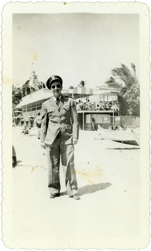 soldier at  beach