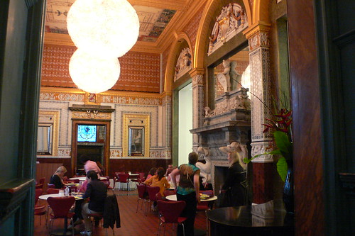 The cafe at the V & A in the Gamble Room