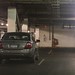 Lonely car in underground garage