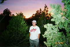 Randy at Sunset in camp