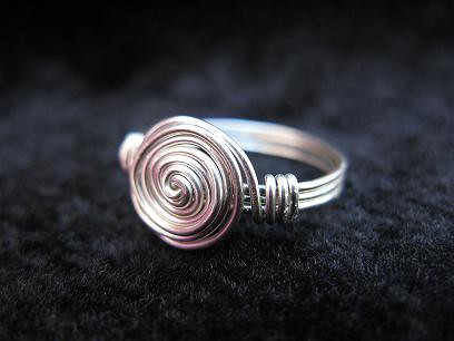 Sterling Silver Rose Ring..Size 9..Custom Reserved Order for Pat