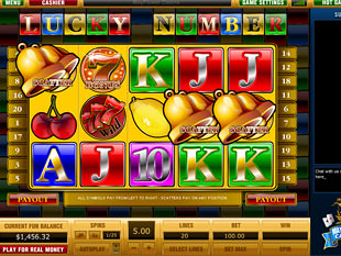 free Lucky Number slot scatters