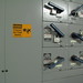 Electric service lockout panel