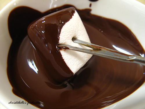 Cacao et Chocolat 巧克力噴泉沾棉花糖