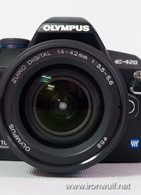 Olympus e-420 with Zuiko 14-42mm ED Kit Lens