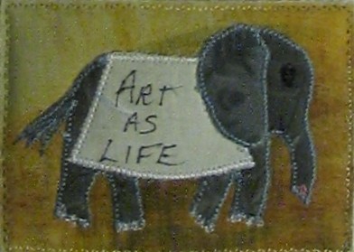 Art as Life Elephant ATC