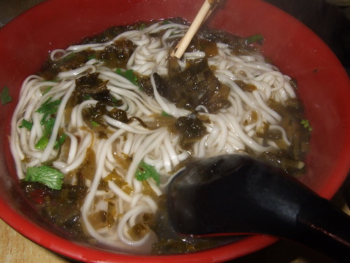 Chinese noodles, sour