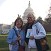 Duckie and Flat Stanley on DC Mall