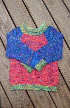 Ravelry: Kid's Raglan Pullover pattern by Coats & Clark