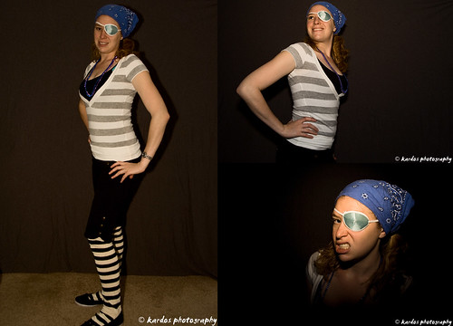 modeling the latest in hipster pirate fashion