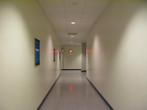 Hallway to the community room