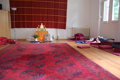 our provisionally built shrine room in Strodehne