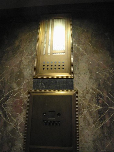 Ancient elevator status panel