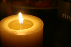 yellow candle