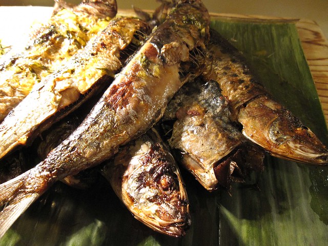 Pacific grilled sardines