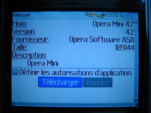 Télécharger et installer Opera Mini sur Blackberry Curve 8310 02