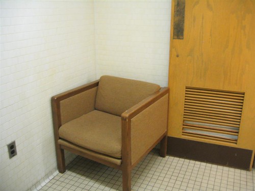 Chair in the bathroom
