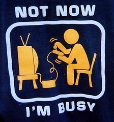 T-Shirt-Not Now, I'm Busy