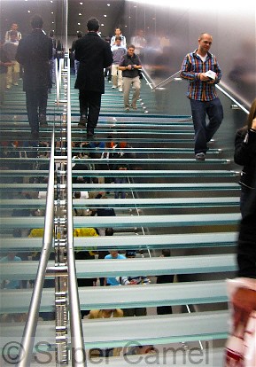 Apple Store Sydney Grand opening - Glass staircase