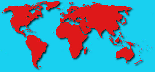 world map 3D by kcp4911, on Flickr