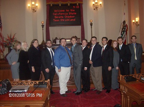 Team Tony Strickland at swearing in ceremony