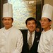 Yan Ting's chefs flanking manager Danny Chan