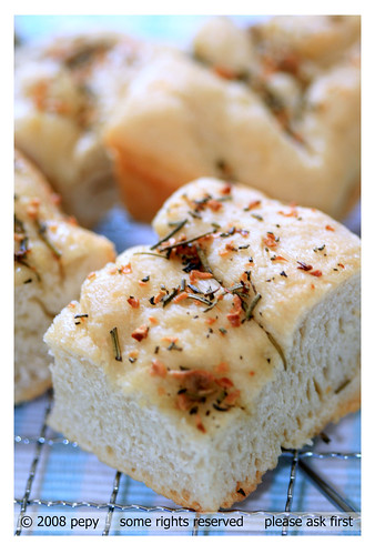 Garlic Rosemary Focaccia Bread