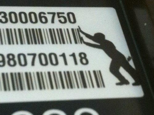INQ IMEI barcode label