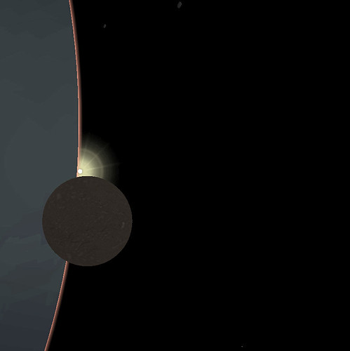 Urano eclipsing miranda