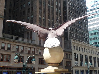 The bronze bird over Grand Central