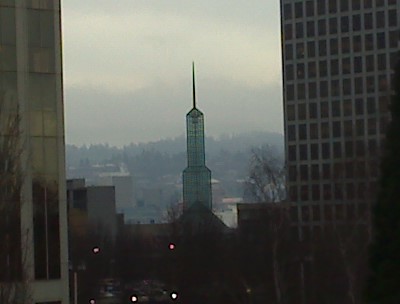 Oregon Convention Center spire