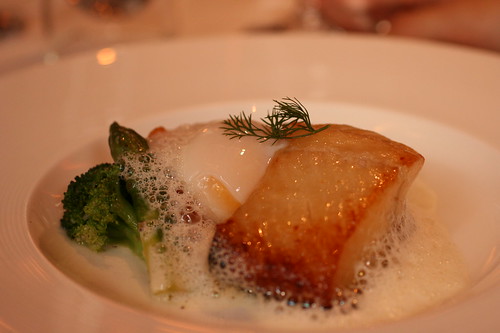 Black Cod and Poached Egg