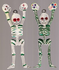 embellished tin skeleton