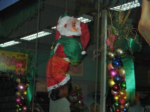 hanging santa