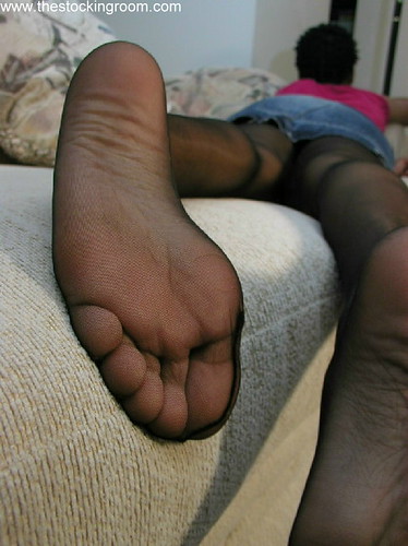 Ebony Nylon Feet