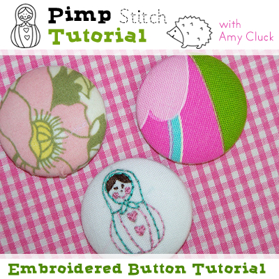 Embroidered Button Tutorial