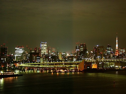 台場購物中心除了購物也可以看東京的夜景