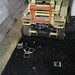 Creepy pile of Polaroids in machine area