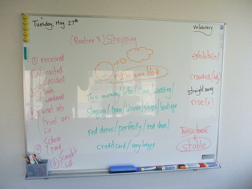 Taking a picture of the whiteboard is a great way for students to never miss anything.