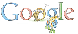 Beatrix Potter Google Logo