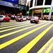 Red Cabs on a crossing