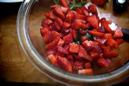 strawberries & balsamic