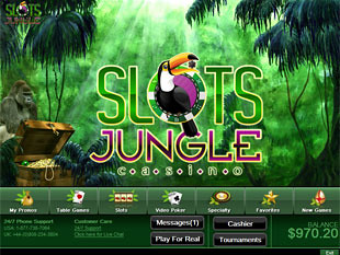 Slots Jungle Casino Lobby