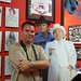 Jeff with Boss Hogg and Rosco P. Coltrane