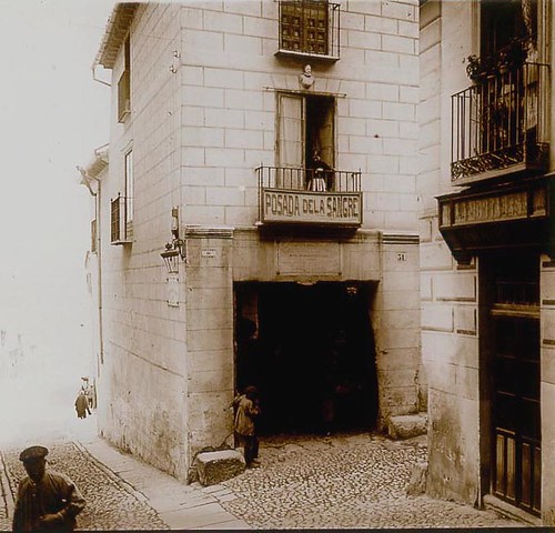 Posada de la Sangre a principios del siglo XX.Toledo