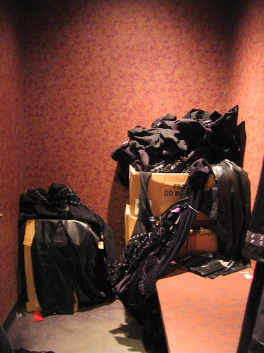 Storage room in Hot Topic
